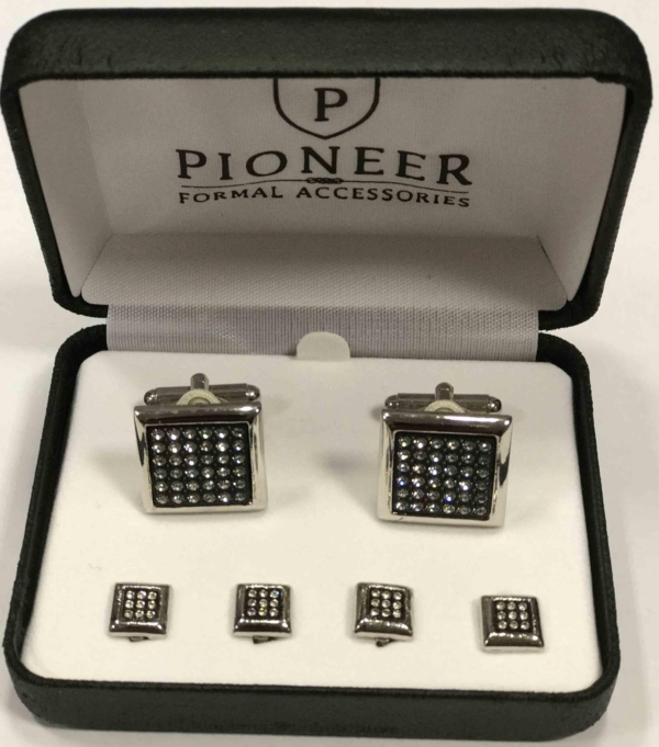 Knopen set Strass