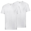 T-shirt Basic Fit v-hals, 2 pack