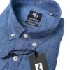 Shirt King's Road, Blauw Linnen - Afbeelding 2