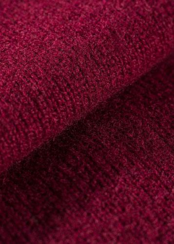 Alan Paine Lamswol Pullover V-hals, Updated Fit - Bordeaux - Afbeelding 2