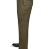 Yorkshire Tweed Pantalon, Mens Tweed Trousers - Green/Pink - Afbeelding 2