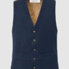 Vestje Moleskin, Iain Waistcoat - Blue