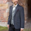 Harris Tweed Jasje Antraciet visgraat 600 - Afbeelding 2