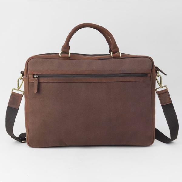 Brown Harris Tweed Briefcase - Afbeelding 3