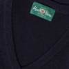 Alan Paine Lamswol Pullover V-hals, Updated Fit - Navy