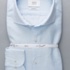 Eterna Lange Mouw Overhemd Modern Fit Soft Tailoring Twill Licht Blauw