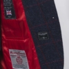 Harris Tweed Jacket Red Overcheck 614 - Afbeelding 2
