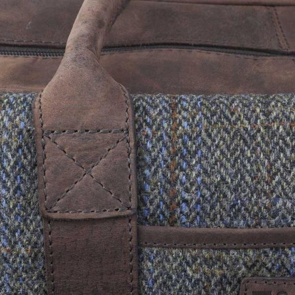Brown Harris Tweed Holdall - Afbeelding 5
