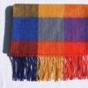 Sjaal blauw-rood-oranje - Afbeelding 2