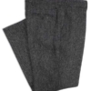 Harris Tweed Pantalon, Mens Tweed Trousers - Charcoal