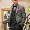 Harris Tweed Jacket Grijs Visgraat 601 - Afbeelding 3