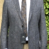 Eduard Dressler Colbert, Donnegal Tweed Blauw visgraat