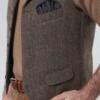Harris Tweed Vestje met revers 670 - Afbeelding 3