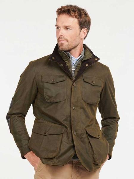 Harris tweed reefer jacket deals