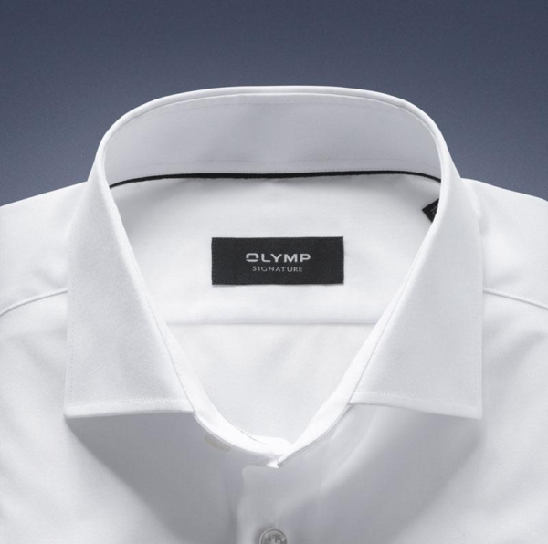 OLYMP SIGNATURE, tailored fit, Dubb. Manchet Wit - Afbeelding 3