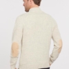 BARBOUR ESSENTIAL PATCH HALF ZIP KNITTED JUMPER Pearl - Afbeelding 2