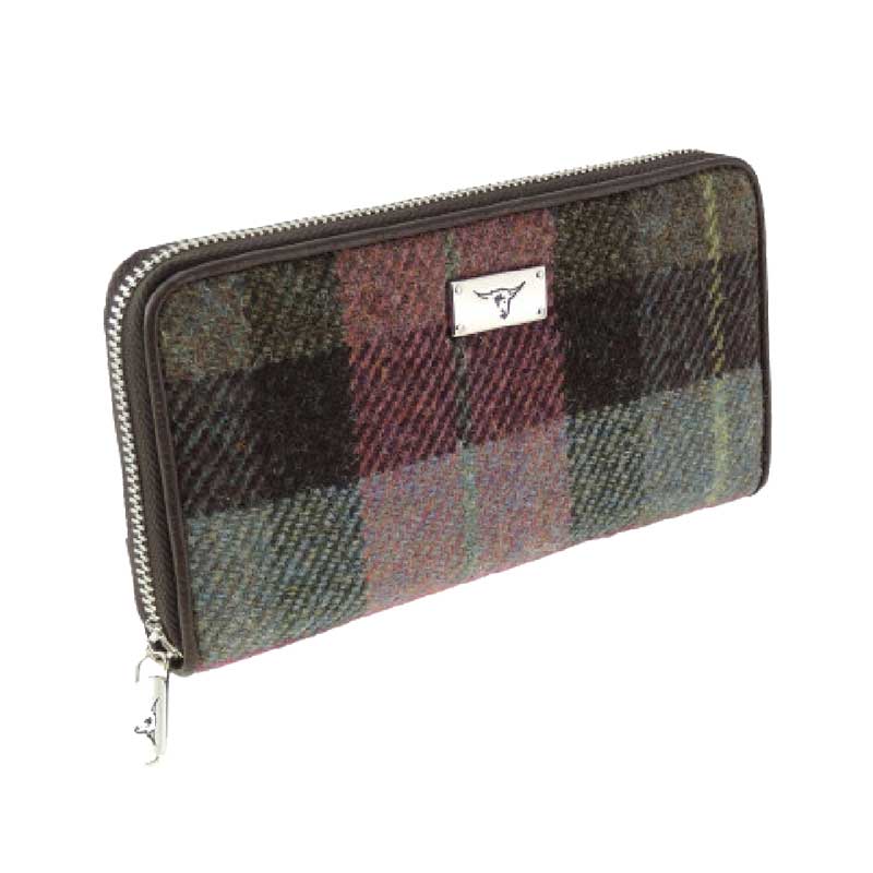 Harris Tweed Esk Sac de nuit en tartan à carreaux rouillés Taille unique, Antirouille, Taille unique