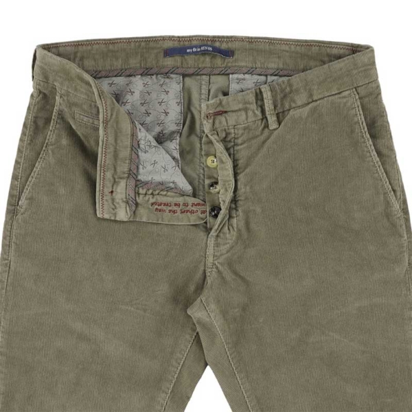 Ribbroek Noterman Beige Donker - Afbeelding 3