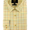 Viyella Shirt, Tattersal Mellow Yellow
