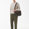 Barbour Wax Leather Tarras Bag Olive - Afbeelding 3