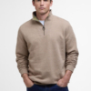 Barbour Nelson Half-Zip Sweatshirt Stone