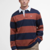 Barbour Broome Rugby Shirt Navy / Rust